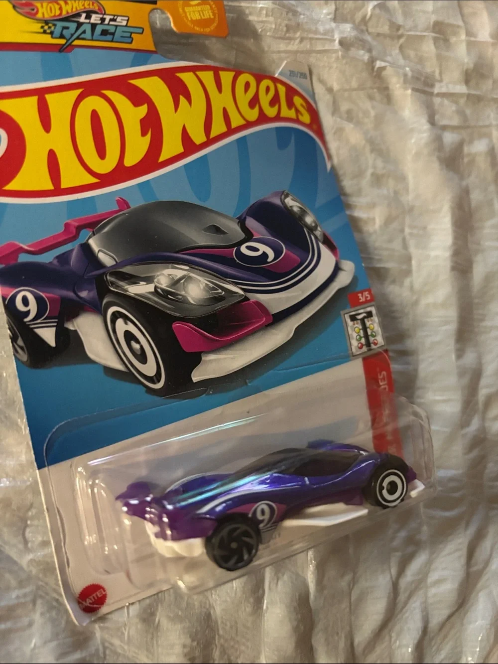 Hot Wheels Purple Race Car - Sleek Collectible